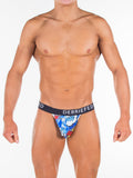 Debriefed Underwear - Cartoon Collection - BLAM Jockstrap - Blue