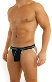 Classic Black Jock - Bum-Chums Gay Men's Underwear - Made in UK