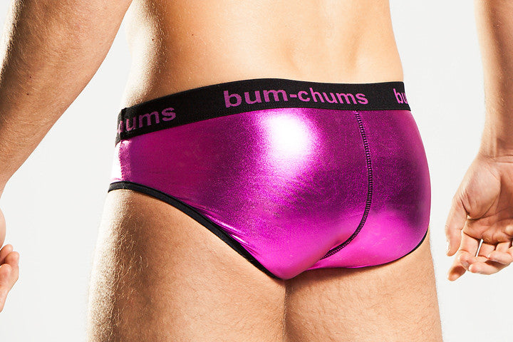 Bum Chums Metallic Pink Brief Men s Underwear Bum Chums