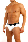 Classic White Brief - Bum-Chums Gay Men's Underwear - Made in UK