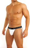 Classic White Jock - Bum-Chums Gay Men's Underwear - Made in UK