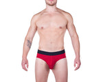 Mr Smith's - Bamboo Brief - Scarlet