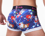 Christmas Blue Hipster - Bum-Chums Gay Men's Underwear - Made in UK