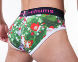 Christmas Green Briefs - Bum-Chums Gay Men's Underwear - Made in UK