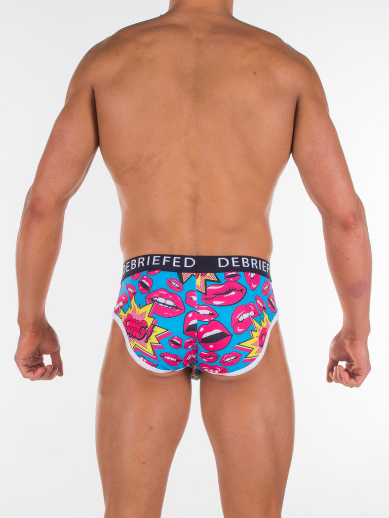 Debriefed Underwear - Cartoon Collection - Hot Lips Brief – Bum-Chums -  British Brand - Men's Underwear - Made in UK