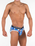 Debriefed Underwear - Cartoon Collection - BLAM Brief - Blue