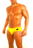 Lemon Lush Swim-Brief - Bum-Chums Gay Men's Underwear - Made in UK