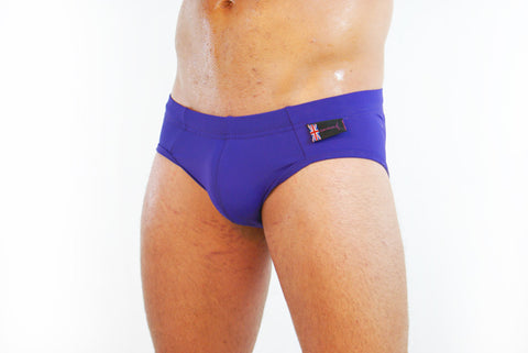 Purple Plum Swim-Brief - Bum-Chums Gay Men's Underwear - Made in UK