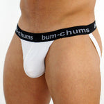 Classic White Jock - Bum-Chums Gay Men's Underwear - Made in UK